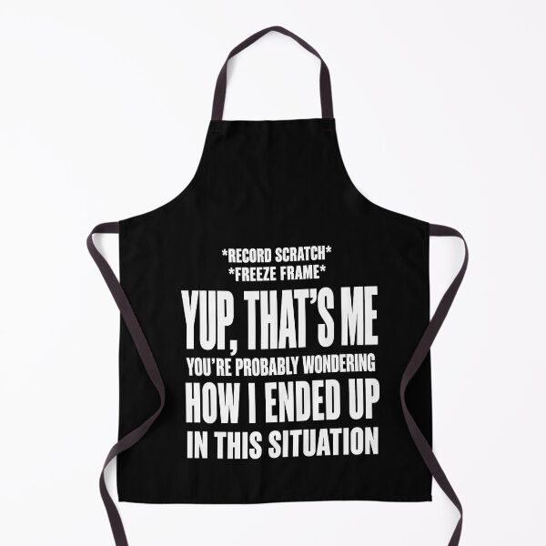 Item preview, Funny Yep That's Me Record Scratch Meme Quote Art designed and sold by elderberry.