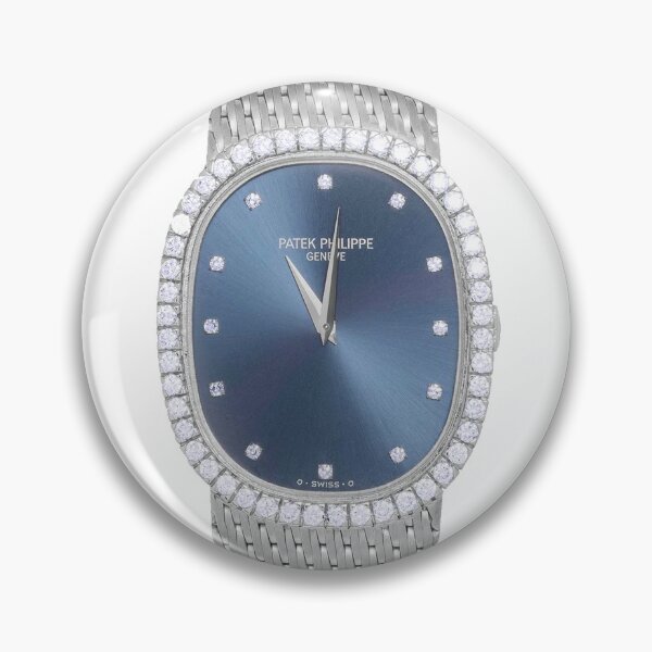 Item preview, Patek Philippe Golden Ellipse 18K White Gold Watch Blue Diamond Dial designed and sold by LockedUp.