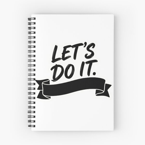 Item preview, Let's Do It Motivational Sticker - Bold Action Quote Banner designed and sold by venus-st.
