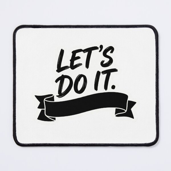 Item preview, Let's Do It Motivational Sticker - Bold Action Quote Banner designed and sold by venus-st.