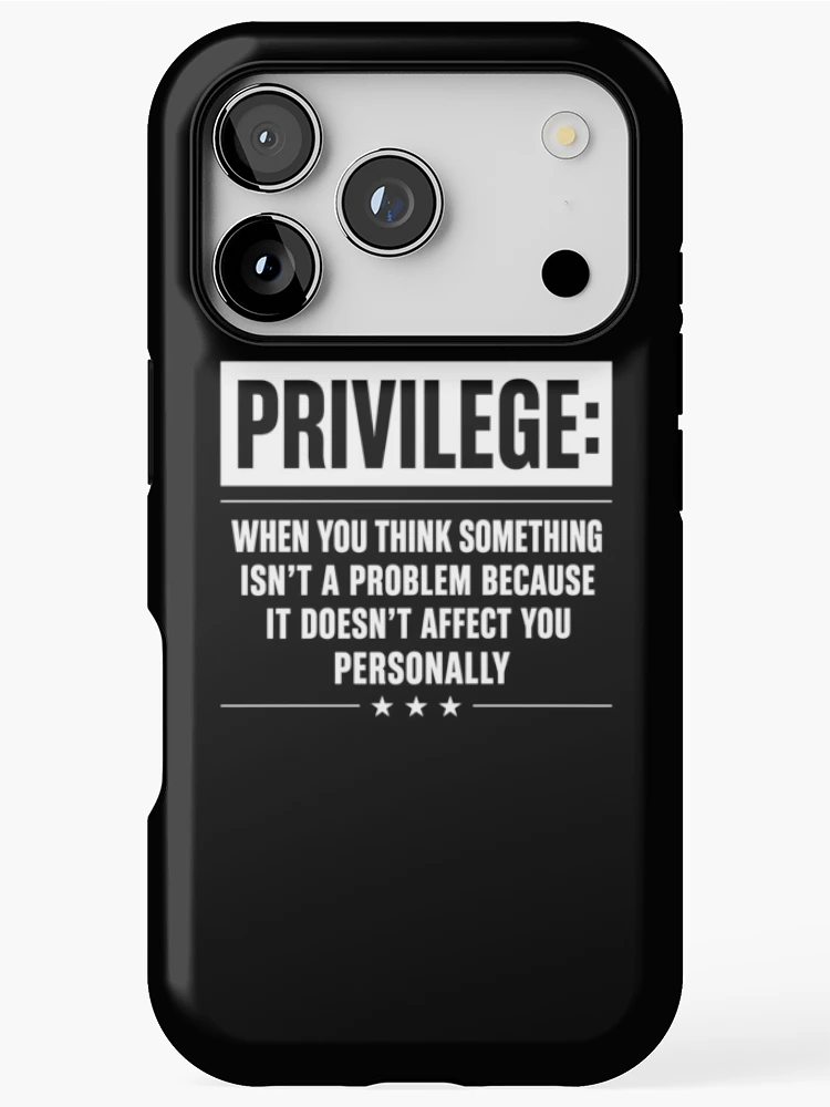 Thumbnail 1 of 4, iPhone Case, Privilege Civil Rights designed and sold by Randomera.
