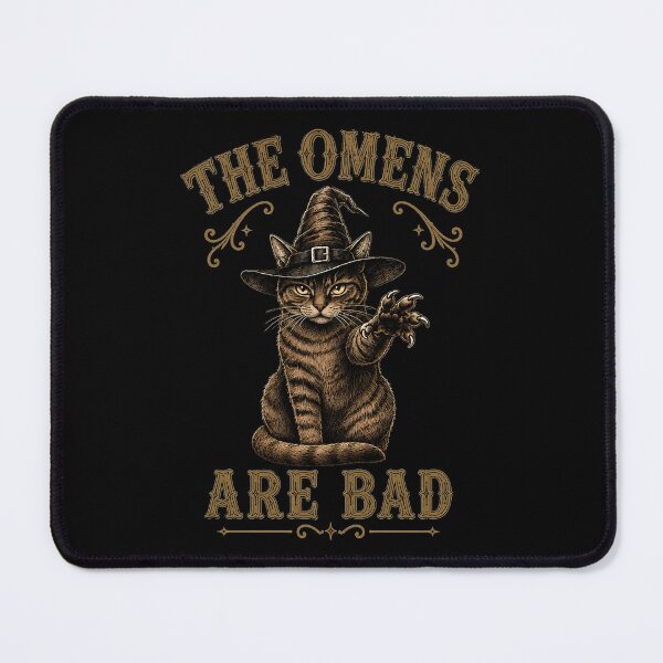 Item preview, The Omens Are Bad -Tabby Witch Cat designed and sold by Lichtisign.