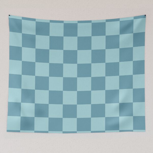 Item preview, Crystal & crystal blue checkered designed and sold by Mint + Midnight.