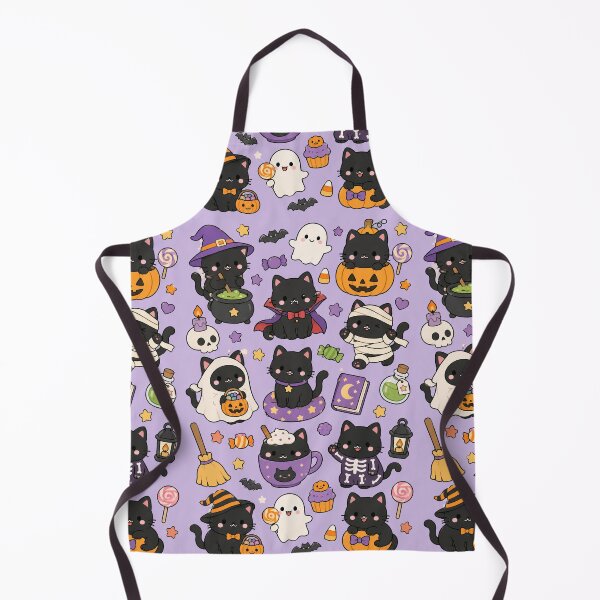 Item preview, Cute Halloween Cat Pattern designed and sold by Soft Berry Studio.