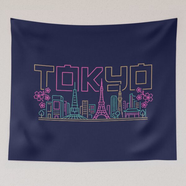 Item preview, Tokyo Japan Neon Skyline designed and sold by Amir Faysal.