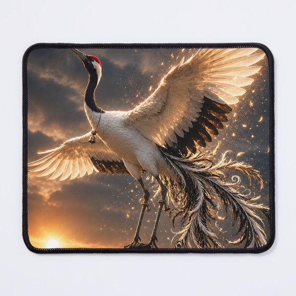 Item preview, Yeongmulhak Taking Flight in the Morning Sun – Korean Mythical Crane Art designed and sold by K-Tradition.