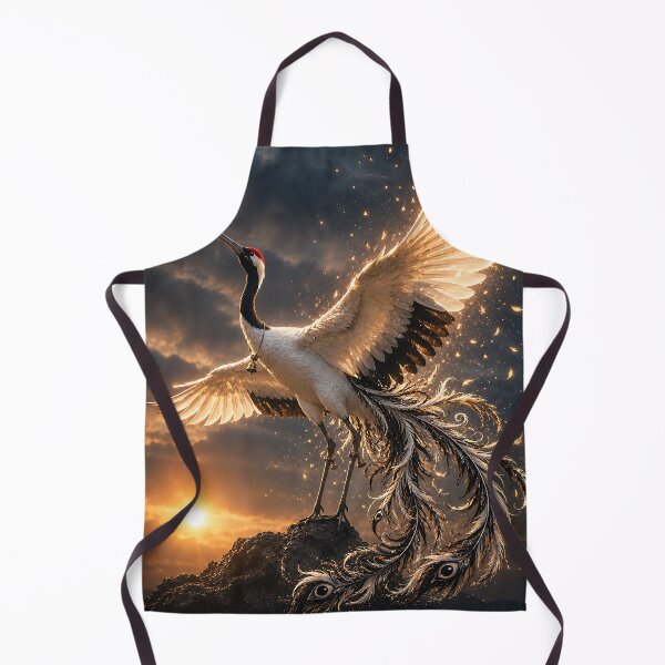 Item preview, Yeongmulhak Taking Flight in the Morning Sun – Korean Mythical Crane Art designed and sold by K-Tradition.