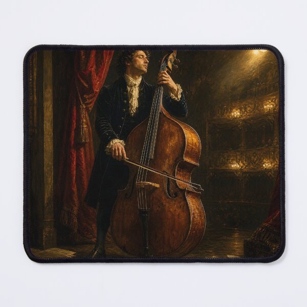 Item preview, The Deep Resonance - 18th Century Double Bass Baroque Masterpiece designed and sold by DoReMiStudio.