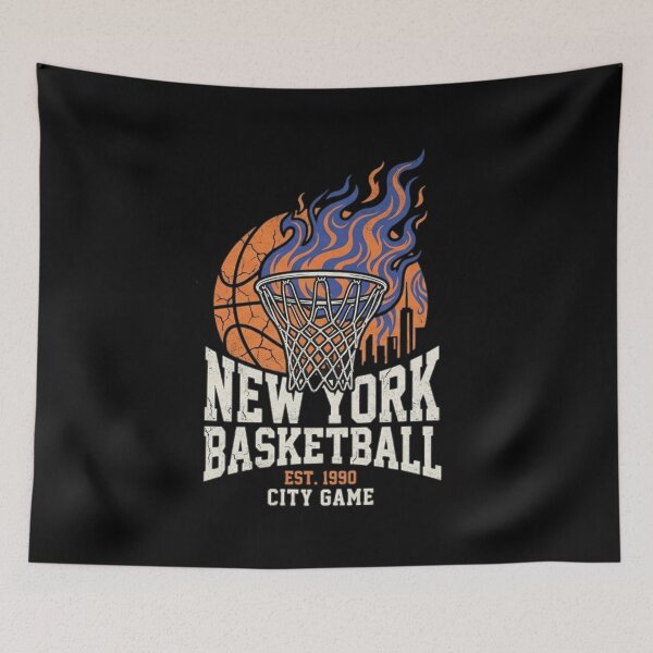Item preview, New York Basketball 90s Vintage Bootleg Fire . designed and sold by  TrendForge.