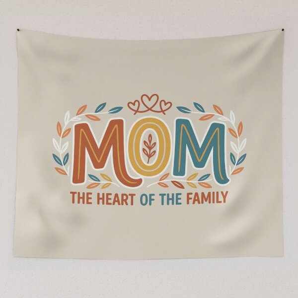Item preview, Mom Heart of the Family designed and sold by Amir Faysal.