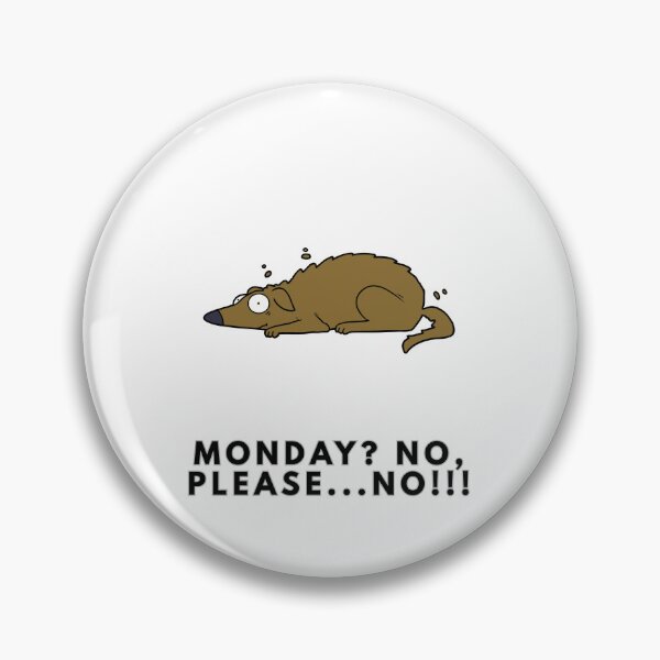 Item preview, Monday? No, Please... No!!! - Stressed Dog Humor designed and sold by StudioPixelMix.