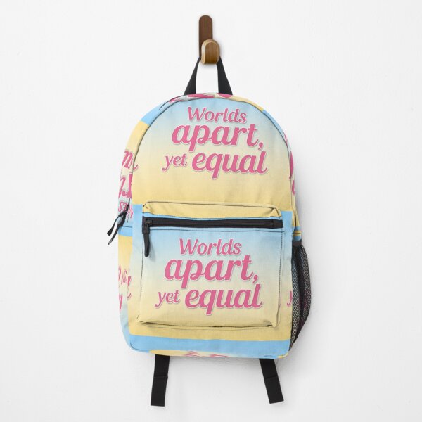 Item preview, "Worlds apart, yet equal." designed and sold by AJTees99.