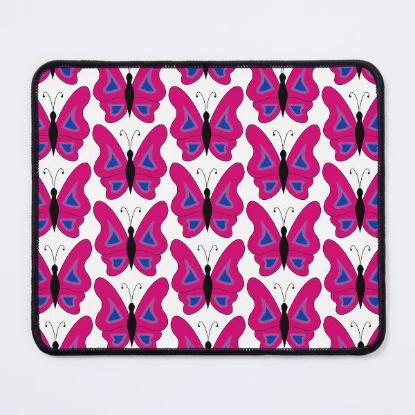 Item preview, Bisexual Pride butterflies designed and sold by Celeste Bocchicchio-Chaudhri.