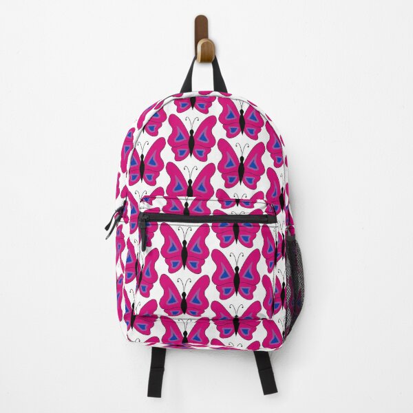 Item preview, Bisexual Pride butterflies designed and sold by Celeste Bocchicchio-Chaudhri.