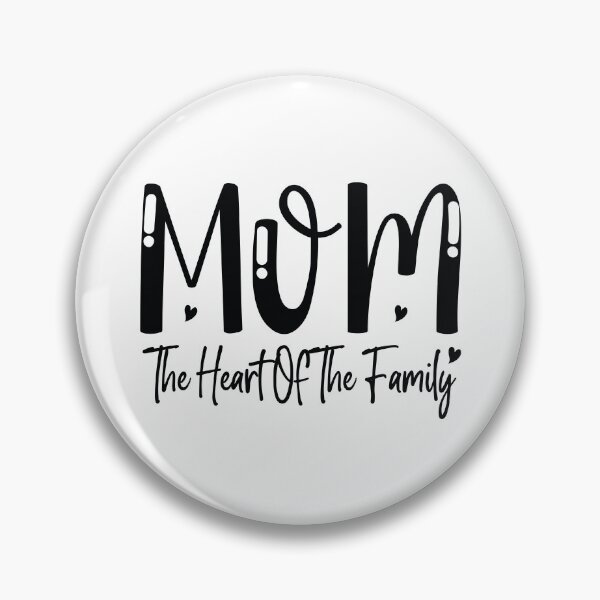Item preview, Mom The Heart Of The Family - Cute Mothers Day Retro Vintage Floral Aesthetic Mommy Wife Gifts designed and sold by FuzionRaptor.