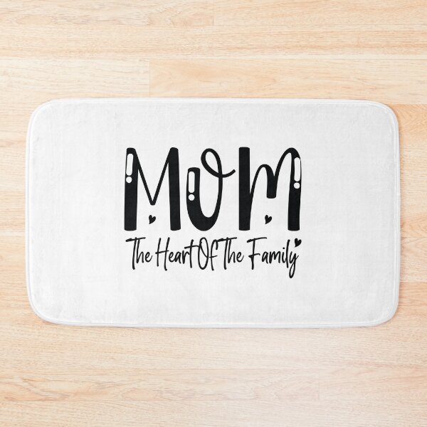 Item preview, Mom The Heart Of The Family - Cute Mothers Day Retro Vintage Floral Aesthetic Mommy Wife Gifts designed and sold by FuzionRaptor.
