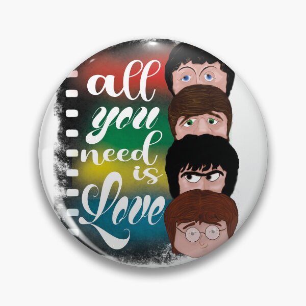 Item preview, all you need is love - the beatles designed and sold by Alê Diaz Design Studio.