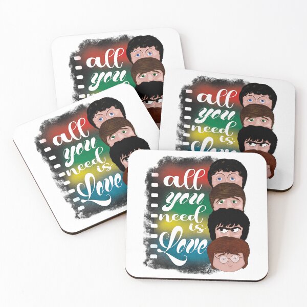 Item preview, all you need is love - the beatles designed and sold by Alê Diaz Design Studio.