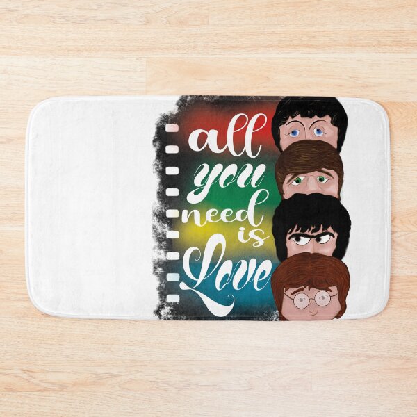 Item preview, all you need is love - the beatles designed and sold by Alê Diaz Design Studio.