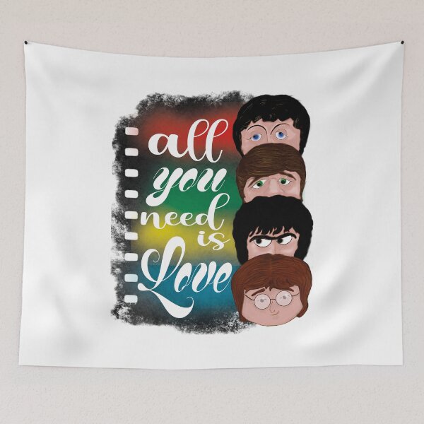 Item preview, all you need is love - the beatles designed and sold by Alê Diaz Design Studio.