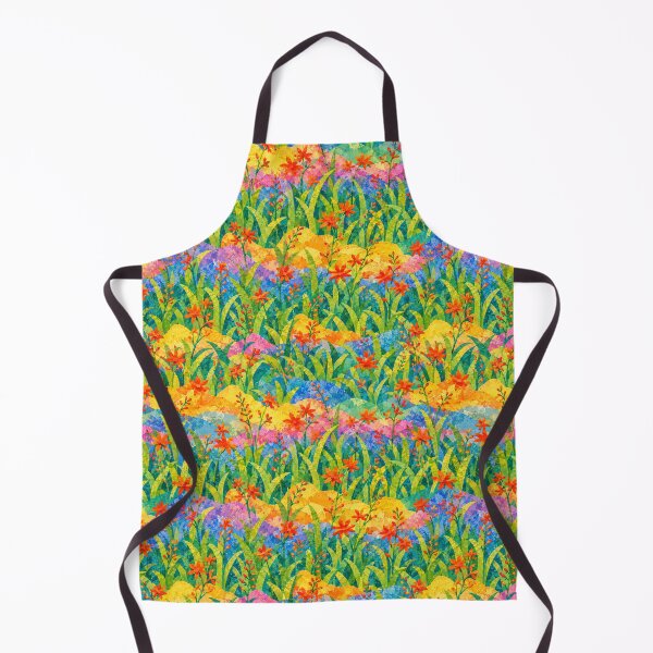 Item preview, Colorful Wildflower Meadow Seamless Pattern | Vibrant Botanical Collage Art | Spring Garden Floral Repeat designed and sold by SWSandraWechner.