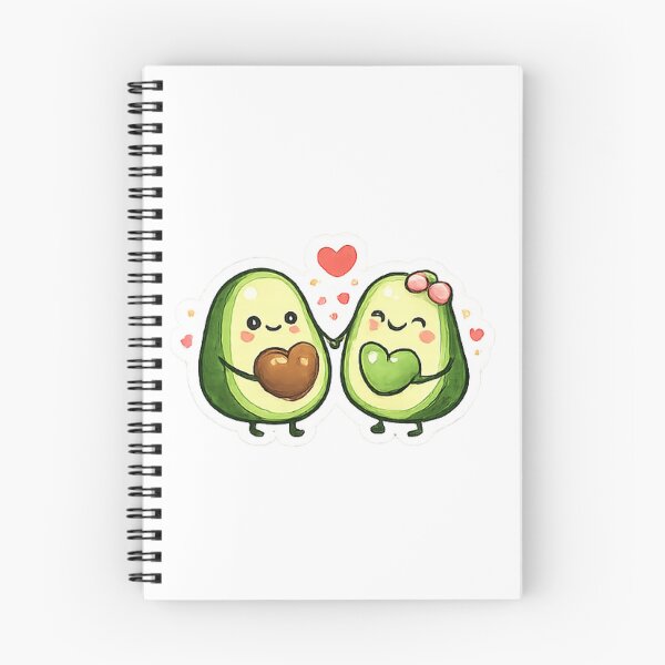 Item preview, Cute Avocado Couple Love designed and sold by Northline Creative.
