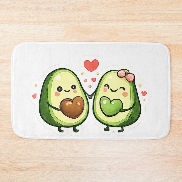 Item preview, Cute Avocado Couple Love designed and sold by Northline Creative.
