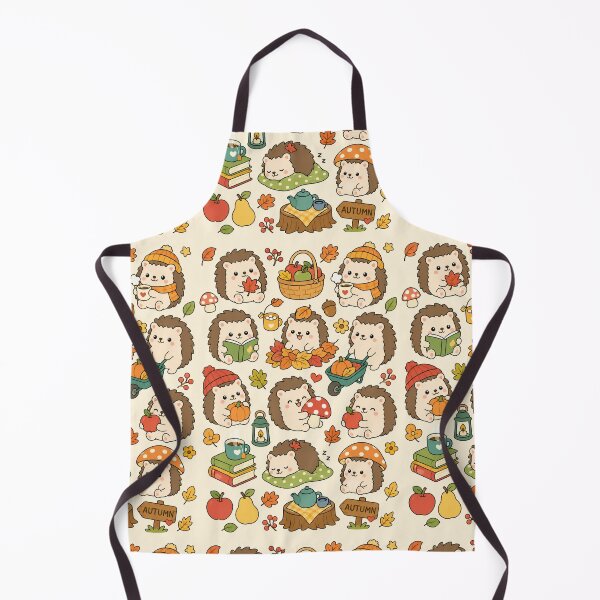 Item preview, Cozy Autumn Hedgehog Pattern designed and sold by Soft Berry Studio.