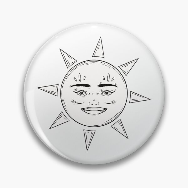 Item preview, Sun with a face designed and sold by Ahaime.