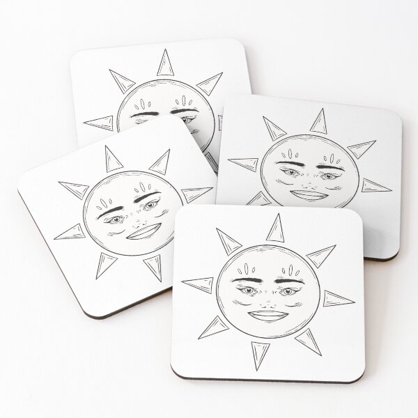 Item preview, Sun with a face designed and sold by Ahaime.