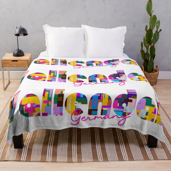 Item preview, Vallendar, Germany, Vibrant Abstract City Typography Art designed and sold by Wanderful-roads.