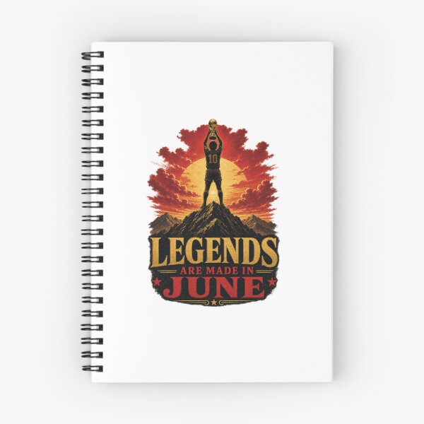 Item preview, Legends Are Made in June — FIFA World Cup 2026 Football T-Shirt designed and sold by The96Minutes.