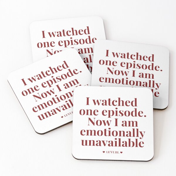Item preview, I Watched One Episode Now I Am Emotionally Unavailable Shirt, C Drama Fan Gift, K Drama Lover Tee, Funny Binge Watching T-Shirt, Romance Series Shirt designed and sold by LUVUBL.