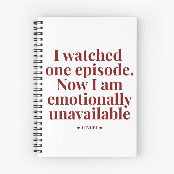 Item preview, I Watched One Episode Now I Am Emotionally Unavailable Shirt, C Drama Fan Gift, K Drama Lover Tee, Funny Binge Watching T-Shirt, Romance Series Shirt designed and sold by LUVUBL.