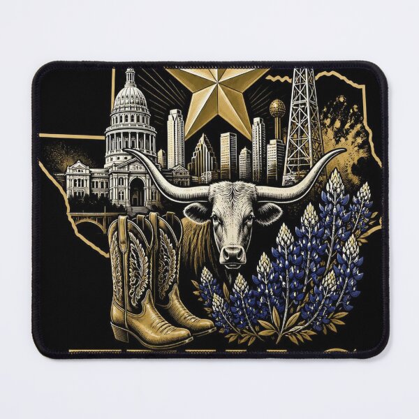 Item preview, Texas Shirt Gold Black State Pride Design designed and sold by SunnyDesign82.