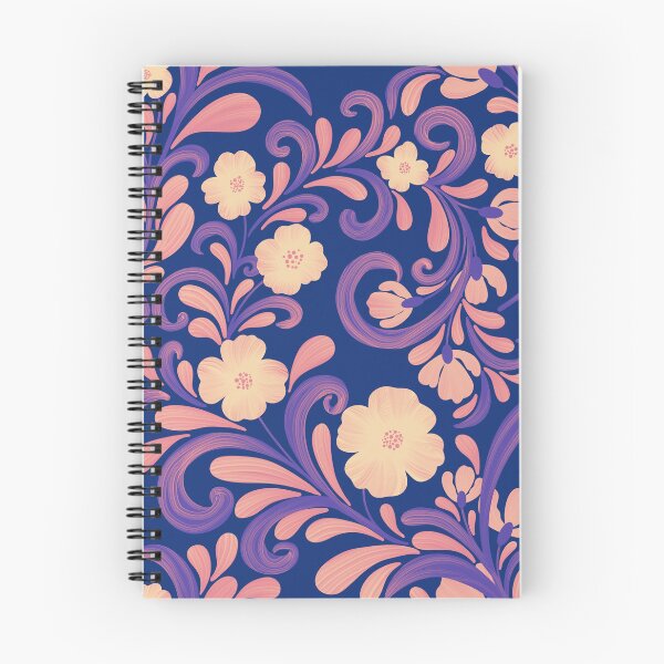 Item preview, Luxury Blue and Pink Anemone Pattern designed and sold by AneissPiaf.