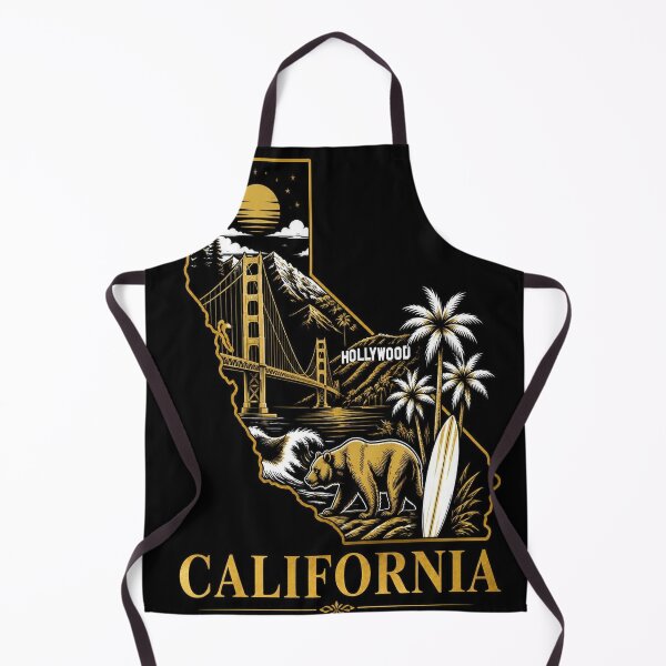 Item preview, California Shirt Gold Black State Pride Design designed and sold by SunnyDesign82.