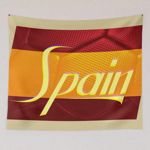 Item preview, Spain Soccer Ball Flag designed and sold by Javier Narváez Solarte.