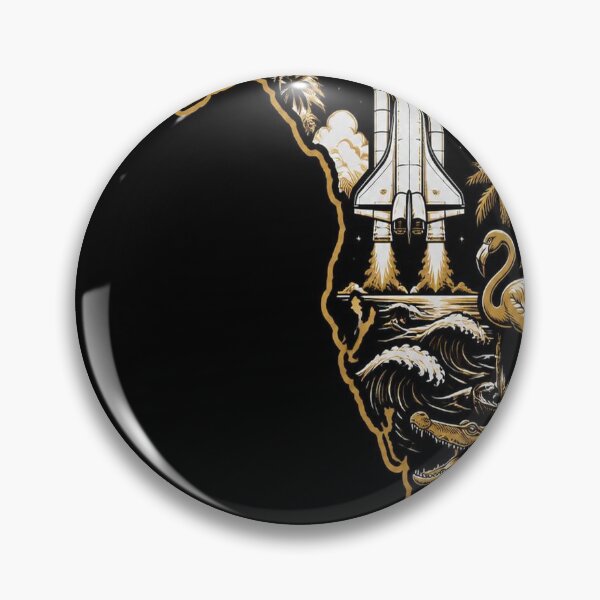 Item preview, Florida Shirt Gold Black State Pride Design designed and sold by SunnyDesign82.