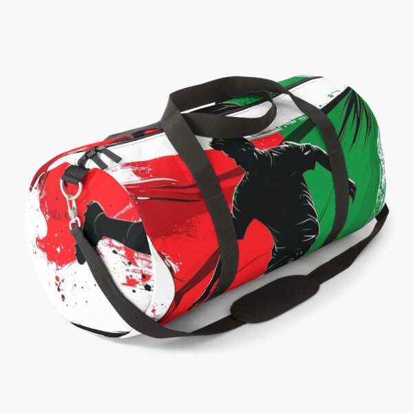 Item preview, Morocco Soccer Player Art — Maroc Football Flag Action Fan Print designed and sold by icemanphotos.