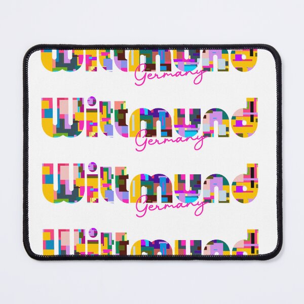 Item preview, Wittmund, Germany, Vibrant Abstract City Typography Art designed and sold by Wanderful-roads.