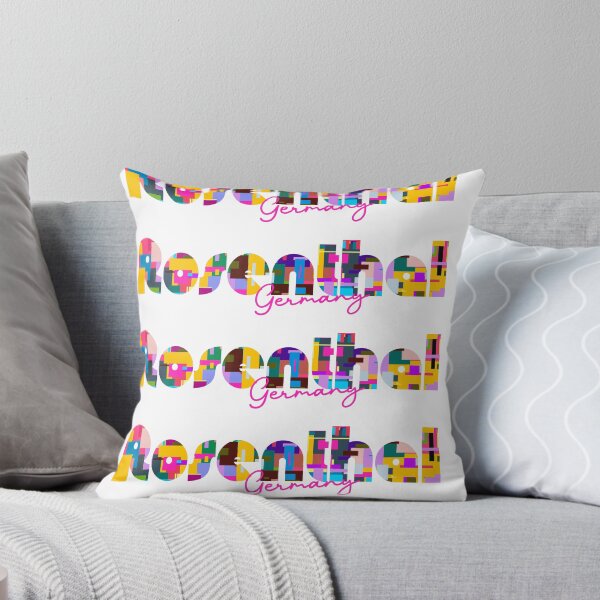 Item preview, Rosenthal, Germany, Vibrant Abstract City Typography Art designed and sold by Wanderful-roads.