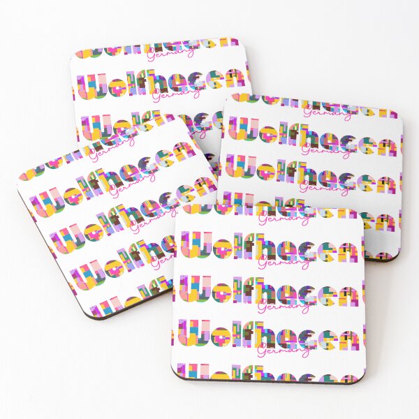 Item preview, Wolfhagen, Germany, Vibrant Abstract City Typography Art designed and sold by Wanderful-roads.