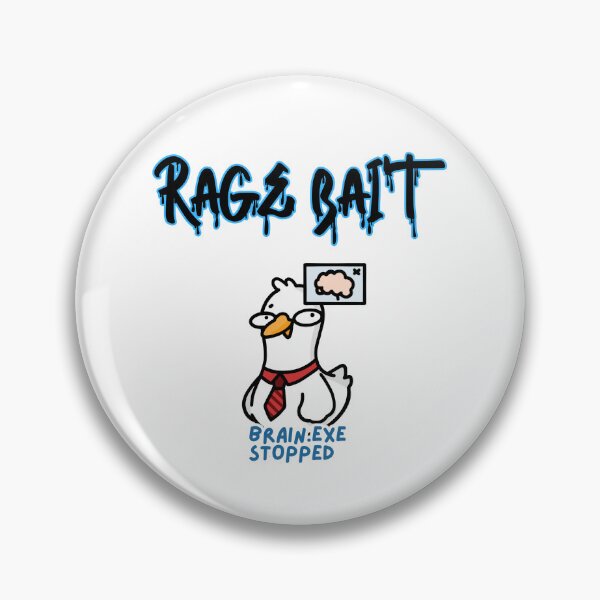 Item preview, Rage Bait Funny Goose Brain Stopped designed and sold by EfiKrios.