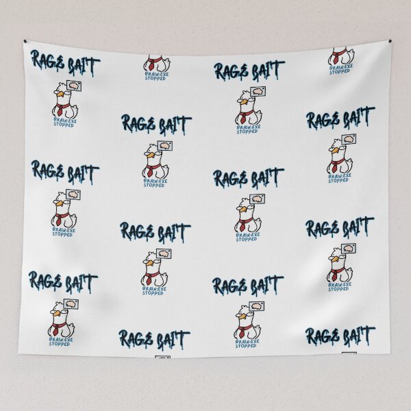 Item preview, Rage Bait Funny Goose Brain Stopped designed and sold by EfiKrios.