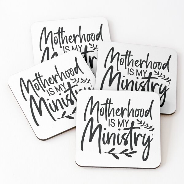 Item preview, Motherhood Is My Ministry - Cute Mothers Day Retro Vintage Floral Aesthetic Mom Mommy Wife Gift designed and sold by FuzionRaptor.