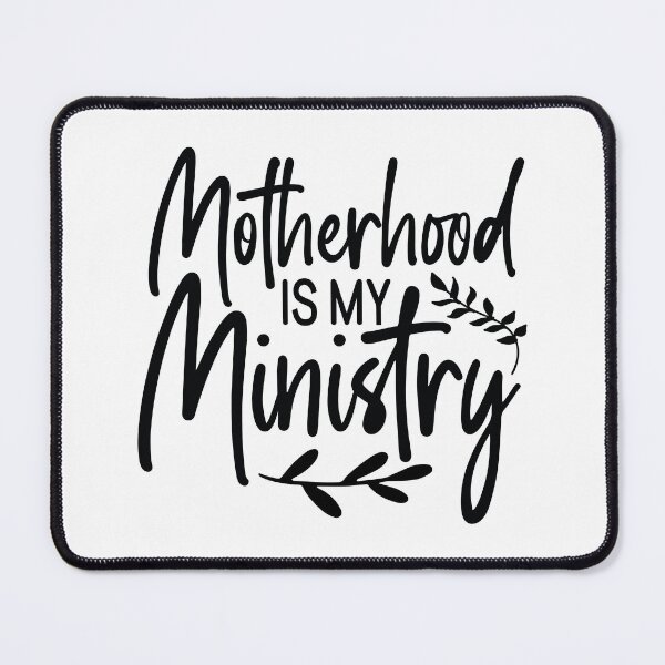 Item preview, Motherhood Is My Ministry - Cute Mothers Day Retro Vintage Floral Aesthetic Mom Mommy Wife Gift designed and sold by FuzionRaptor.