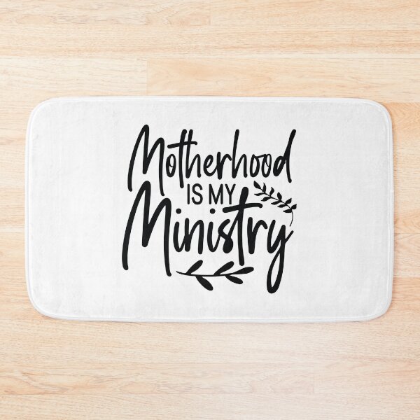 Item preview, Motherhood Is My Ministry - Cute Mothers Day Retro Vintage Floral Aesthetic Mom Mommy Wife Gift designed and sold by FuzionRaptor.