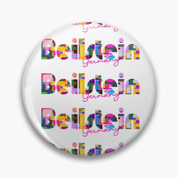 Item preview, Beilstein, Germany, Vibrant Abstract City Typography Art designed and sold by Wanderful-roads.