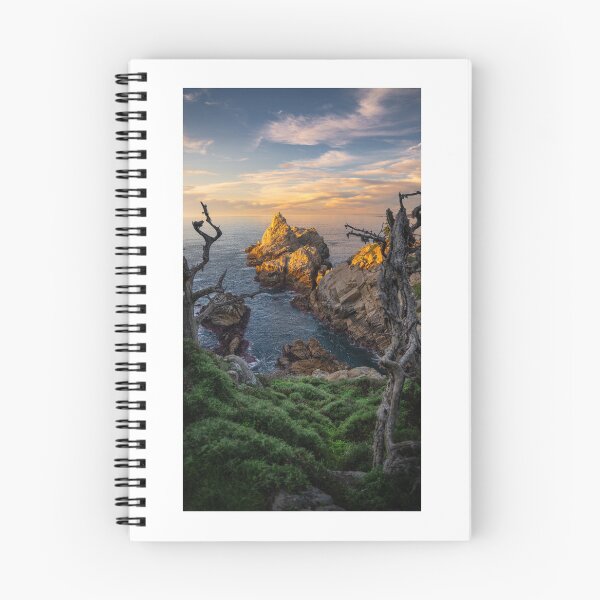Item preview, Golden Hour Sea Stack at Sunset – Dramatic California Coast designed and sold by PygmyTitan Photo.